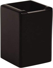 Rolodex - Black Pencil Holder - Wood, MDF, Laminate - Exact Tool & Supply