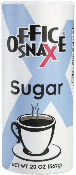 Office Snax - Granulated Fine Sugar - 20 Ounce Granulated Fine Sugar - Exact Tool & Supply