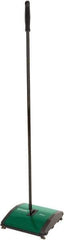 Bissell - 7-1/2" Sweeping Width, Dual Brush Walk Behind Sweeper - Manual Push - Exact Tool & Supply