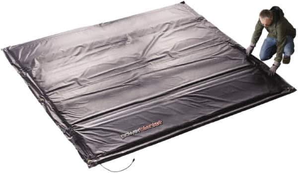 Powerblanket - 120" Long x 120" Wide, Flat, PVC, Standard Heat Blanket - 120 Volts, Flat Back - Exact Tool & Supply