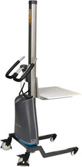 Presto Lifts - 185 Lb Capacity, 56" Lift Height, Battery Operated Lift - 5" Lowered Height, 9" Load Center, 15-3/4" Fork Length, 18-1/8" Overall Width - Exact Tool & Supply