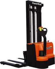 Presto Lifts - 2,200 Lb Capacity, 150" Lift Height, Battery Operated Power Stocker Lift - Exact Tool & Supply