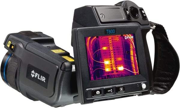 FLIR - -40 to 1,202°F (-40 to 650°C) Thermal Imaging Camera - 4.3" Color LCD Display, 1000 Image Storage Capacity, 480 x 360 Resolution - Exact Tool & Supply