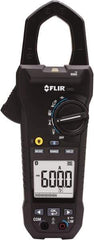 FLIR - CM83-NIST, CAT IV, Digital True RMS Wireless Clamp Meter with 1.45" Clamp On Jaws - 1000 VAC/VDC, 600 AC/DC Amps, Measures Voltage, Capacitance, Current, Frequency, Resistance - Exact Tool & Supply