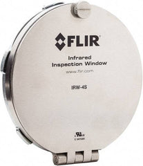 FLIR - 95mm (3.74\x94) Diam, Infrared Viewing Window - 2mm (0.08") Thickness, Use with Thermal Imagers - Exact Tool & Supply