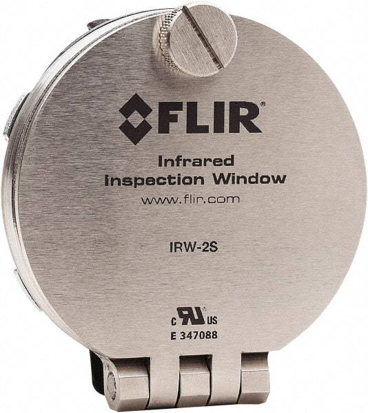 FLIR - 50mm (1.97\x94) Diam, Infrared Viewing Window - 2mm (0.08") Thickness, Use with Thermal Imagers - Exact Tool & Supply