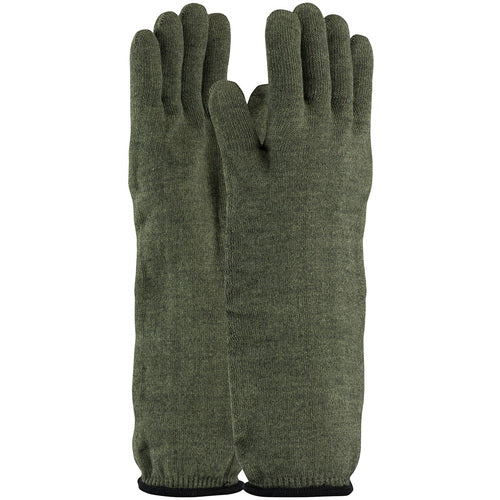 ‎43-858S Terry Seamless Knits - 32 oz. - Preox/Kev Blend Shell - Open Cuff - Uncoated - 100% Cotton Line - Exact Tool & Supply