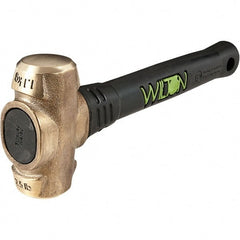Wilton - Non-Sparking Hammers Tool Type: Brass Hammer Head Material: Brass - Exact Tool & Supply