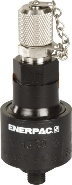 Enerpac - Diaphragm Accumulators; Capacity: 1.220 ; Maximum Working Pressure (psi): 5000 ; Overall Height (Decimal Inch): 4.1400 ; Diameter (Decimal Inch): 1.6900 ; Port Thread Size SAE: 4 ; Diaphragm Material: Neoprene - Exact Tool & Supply