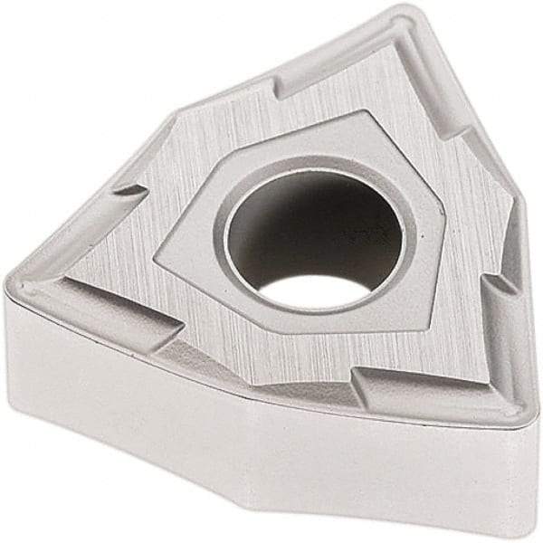 Seco - WNMG331 MF2 Grade TP2501 Carbide Turning Insert - Al2O3 Finish, 80° Trigon, 3/8" Inscr Circle, 3/16" Thick, 1/64" Corner Radius - Exact Tool & Supply