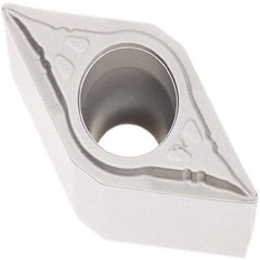 Seco - DCMT32.51 F1 Grade TP0501 Carbide Turning Insert - Al2O3 Finish, 55° Diamond, 3/8" Inscr Circle, 5/32" Thick, 1/64" Corner Radius - Exact Tool & Supply