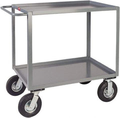 Jamco - 1,200 Lb Capacity, 24" Wide x 30" Long x 39" High Heavy Duty Service Cart - 2 Shelf, Steel - Exact Tool & Supply