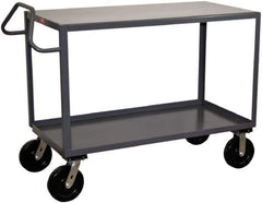 Jamco - 4,800 Lb Capacity, 36" Wide x 48" Long x 38" High Heavy Duty Service Cart - 2 Shelf, Steel - Exact Tool & Supply