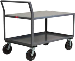 Jamco - 4,800 Lb Capacity, 24" Wide x 36" Long x 30" High Heavy Duty Service Cart - 2 Shelf, Steel - Exact Tool & Supply