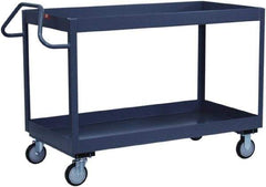 Jamco - 1,200 Lb Capacity, 18" Wide x 36" Long x 35" High Heavy Duty Service Cart - 2 Shelf, Steel - Exact Tool & Supply