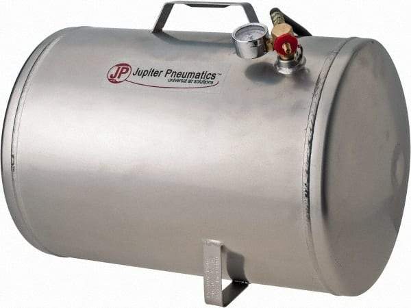PRO-SOURCE - Compressed Air Tanks & Receivers Volume Capacity: 9 Gal. Maximum Working Pressure (psi): 125 - Exact Tool & Supply