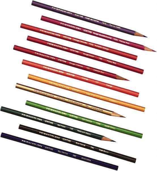 Prismacolor - Pencil Tip Colored Pencil - Assorted Colors - Exact Tool & Supply