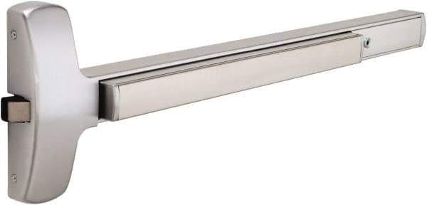 Falcon - 2' 6" to 3' Door Width Rim Exit Device - Anodized Aluminum Finish - Exact Tool & Supply
