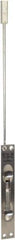 IVES - 12 Inch Long, 1 Inch Wide, Flush Bolt - Brass, Satin Chrome Finish - Exact Tool & Supply