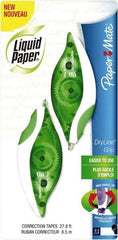 Paper Mate Liquid Paper - 5mm x 8.5 m Correction Tape - Exact Tool & Supply