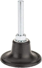 Value Collection - 2" Diam Quick-Change Type S Disc Backing Pad - 1/4" Shank Diam, Medium Density, 30,000 RPM, Roloc TS Compatible - Exact Tool & Supply