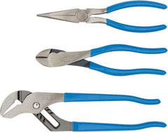Channellock - 3 Piece Combination Plier Set - Comes in Display Card - Exact Tool & Supply