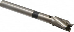 Cleveland - 21/32" Diam, 1/2" Shank, Diam, 3 Flutes, Straight Shank, Interchangeable Pilot Counterbore - Exact Tool & Supply