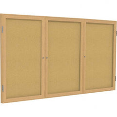 Ghent - Cork Bulletin Boards Style: Enclosed Cork Bulletin Boards Color: Natural Cork - Exact Tool & Supply