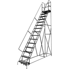 TRI-ARC - Rolling & Wall Mounted Ladders & Platforms Type: Rolling Warehouse Ladder Style: Rolling Platform Ladder - Exact Tool & Supply
