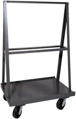 Durham - 2,000 Lb Capacity, Cold-Rolled Steel A-Frame Truck - 48" Long x 24" Wide x 57" High - Exact Tool & Supply