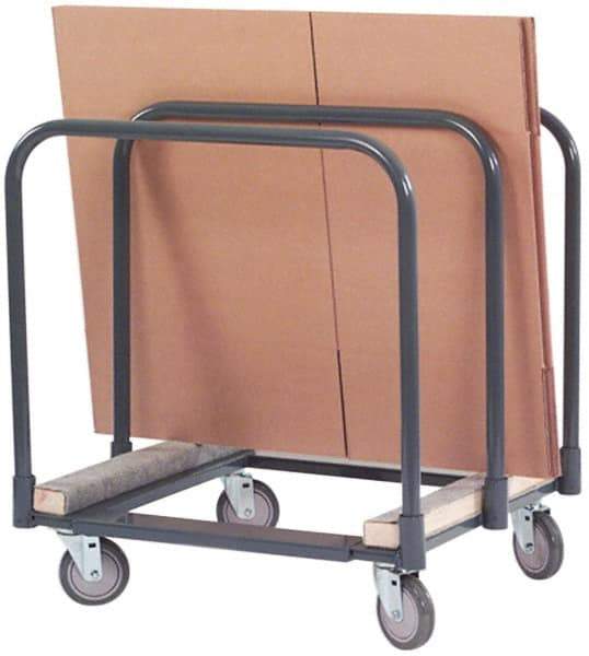 Durham - 1,200 Lb Capacity Cold-Rolled Steel Panel Mover - Cold-Rolled Steel Deck, 28" OAW - Exact Tool & Supply