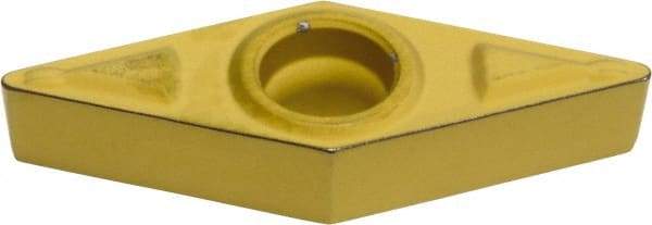 Sumitomo - VBMT332 ESU Grade AC700G Carbide Turning Insert - TiC Finish, 35° Diamond, 3/8" Inscr Circle, 3/16" Thick, 1/32" Corner Radius - Exact Tool & Supply