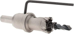 Value Collection - 3/4" Diam, 1" Cutting Depth, Hole Saw - Carbide-Tipped Saw - Exact Tool & Supply