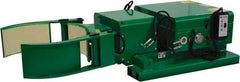 Valley Craft - 2,000 Lb Load Capacity, 30, 55 & 85 Gal Forklift Drum Rotator - Steel Wheels - Exact Tool & Supply