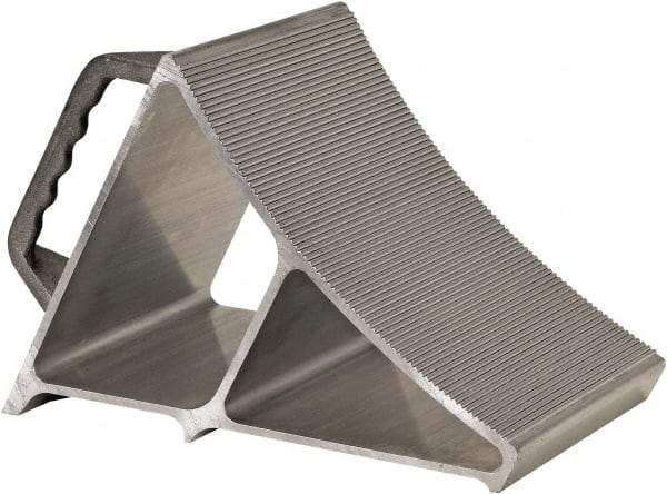 Vestil - 7" Wide x 8" High x 13-1/16" Deep, Aluminum Wheel Chock - Exact Tool & Supply