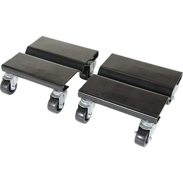 Vestil - 500 Lb Capacity Steel Dolly - 8" Long x 8" Wide - Exact Tool & Supply