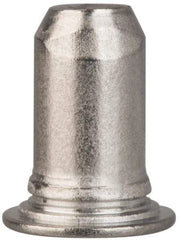 Electro Hardware - 3.02mm Diam x 6mm Long Captive Pilot Pin - A-286 Stainless Steel, Passivated Finish, Straight End - Exact Tool & Supply