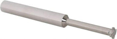 Scientific Cutting Tools - 12 TPI, ACME Internal Single Profile Thread Mill - 3/8" Noml Diam, 0.235" Cut Diam, 1/4" Shank Diam, 4 Flute, 0.13" Neck Diam, 0.9" Neck Length, 2-1/2" OAL, Bright Finish - Exact Tool & Supply