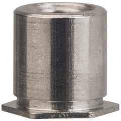 Electro Hardware - #6-32, 1/2" OAL, 1/4" Across Flats, Stainless Steel Female Hex Circuit Board Standoff - Exact Tool & Supply