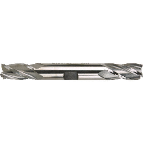 9/16″ × 5/8″ × 1 3/8″ × 5″ 4 Flute Double End HSSCo Finishing Center Cutting End Mill-Uncoated Series/List #4582 - Exact Tool & Supply