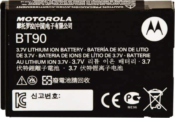 Motorola - Two Way Radio Battery - Lithium-Ion, Series CLP & DLR - Exact Tool & Supply