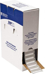 Brady - 1.765" Wide x 336" Long, White Heat Shrinkable Polyolefin Heat Shrink Tubing - For BMP61 Labeling System, BMP71 Label Printer, TLS 2200 Thermal Labeling System, TLS-pc Link Thermal Labeling System - Exact Tool & Supply