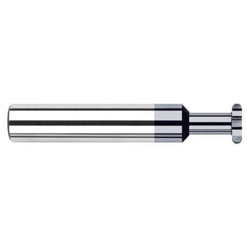 0.3125″ (5/16″) Cutter Diameter × 0.0394″ Radius × 0.5000″ (1/2″) Neck Length Carbide Full Radius Standard Keyseat Cutter, 6 Flutes, AlTiN Coated - Exact Tool & Supply