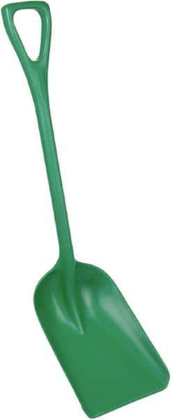 Remco - 14-1/2" High Square Plastic Shovel - 24-5/8" Long D-Grip Handle - Exact Tool & Supply