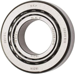 SKF - 25mm Bore Diam, 52mm OD, 19.25mm Wide, Tapered Roller Bearing - 35,800 N Dynamic Load Capacity, 44,000 N Static Load Capacity - Exact Tool & Supply