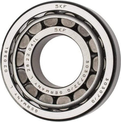 SKF - 35mm Bore Diam, 80mm OD, 22.75mm Wide, Tapered Roller Bearing - 72,100 N Dynamic Load Capacity, 73,500 N Static Load Capacity - Exact Tool & Supply