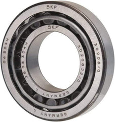SKF - 40mm Bore Diam, 80mm OD, 19.75mm Wide, Tapered Roller Bearing - 61,600 N Dynamic Load Capacity, 68,000 N Static Load Capacity - Exact Tool & Supply