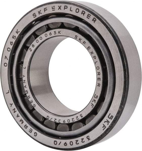 SKF - 45mm Bore Diam, 85mm OD, 24.75mm Wide, Tapered Roller Bearing - 80,900 N Dynamic Load Capacity, 98,000 N Static Load Capacity - Exact Tool & Supply