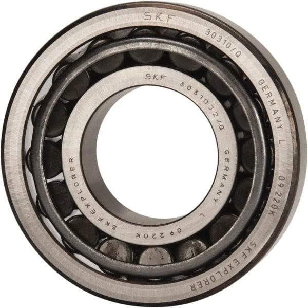 SKF - 50mm Bore Diam, 110mm OD, 29.25mm Wide, Tapered Roller Bearing - 125,000 N Dynamic Load Capacity, 140,000 N Static Load Capacity - Exact Tool & Supply