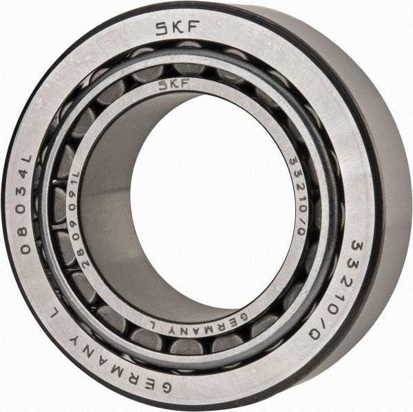 SKF - 50mm Bore Diam, 90mm OD, 32mm Wide, Tapered Roller Bearing - 114,000 N Dynamic Load Capacity, 160,000 N Static Load Capacity - Exact Tool & Supply